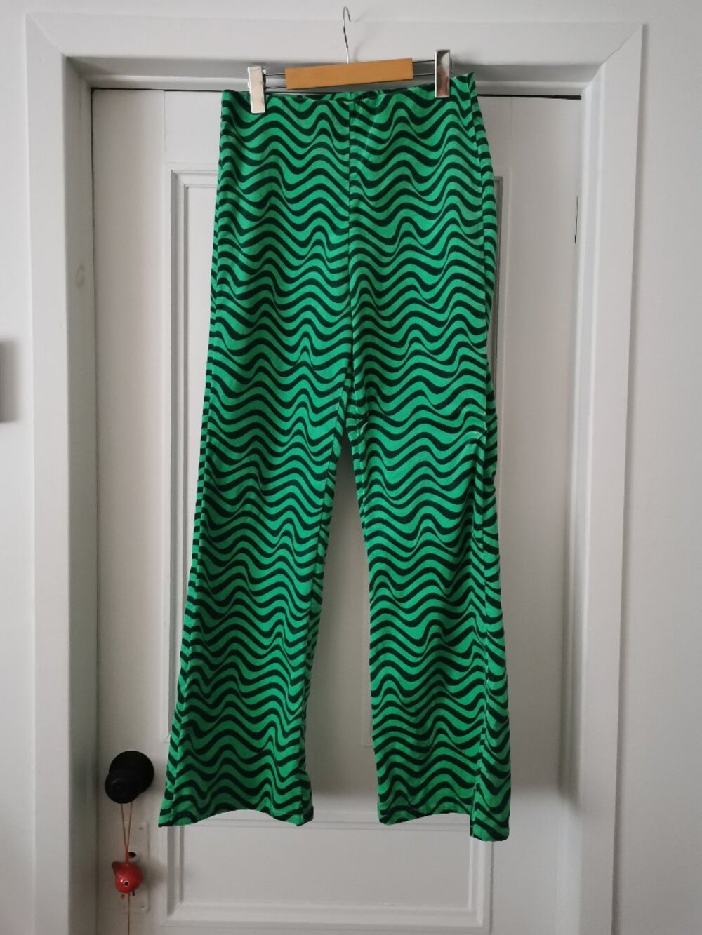 Retro Wave Print Psychedelic pants